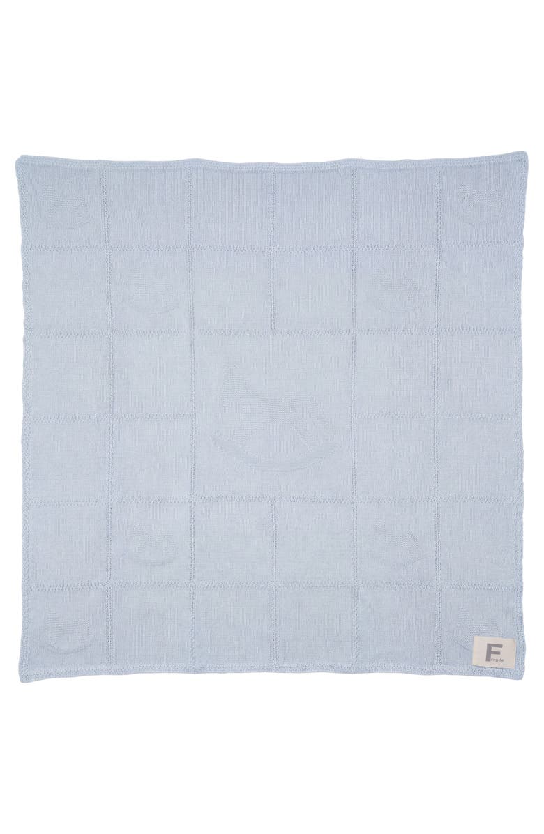 Fragile Rocking Horse Blanket, Main, color, Blue