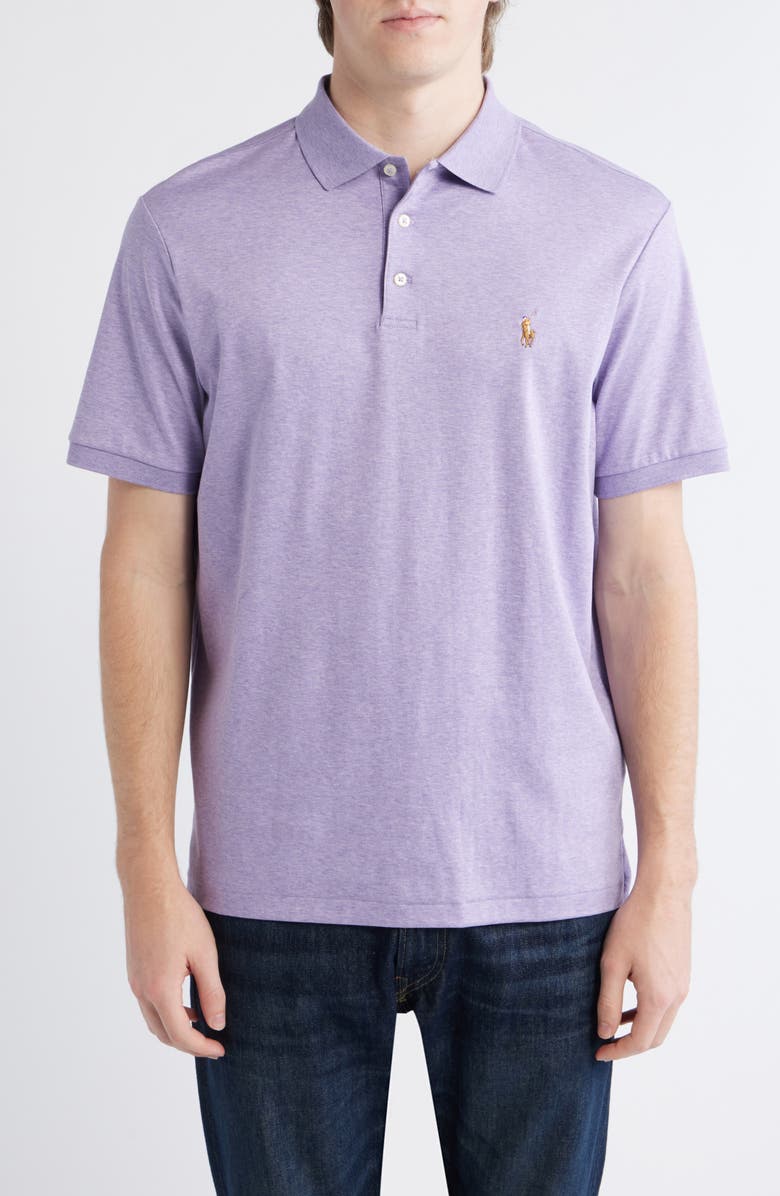 Polo Ralph Lauren Classic Fit Polo, Main, color, Powder Purple