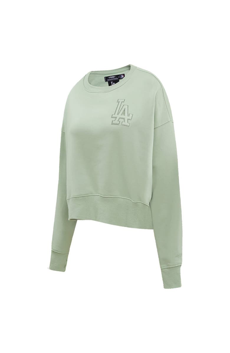 PRO STANDARD Women's Pro Standard Green Los Angeles Dodgers Fleece Pullover Sweatshirt, Alternate, color,