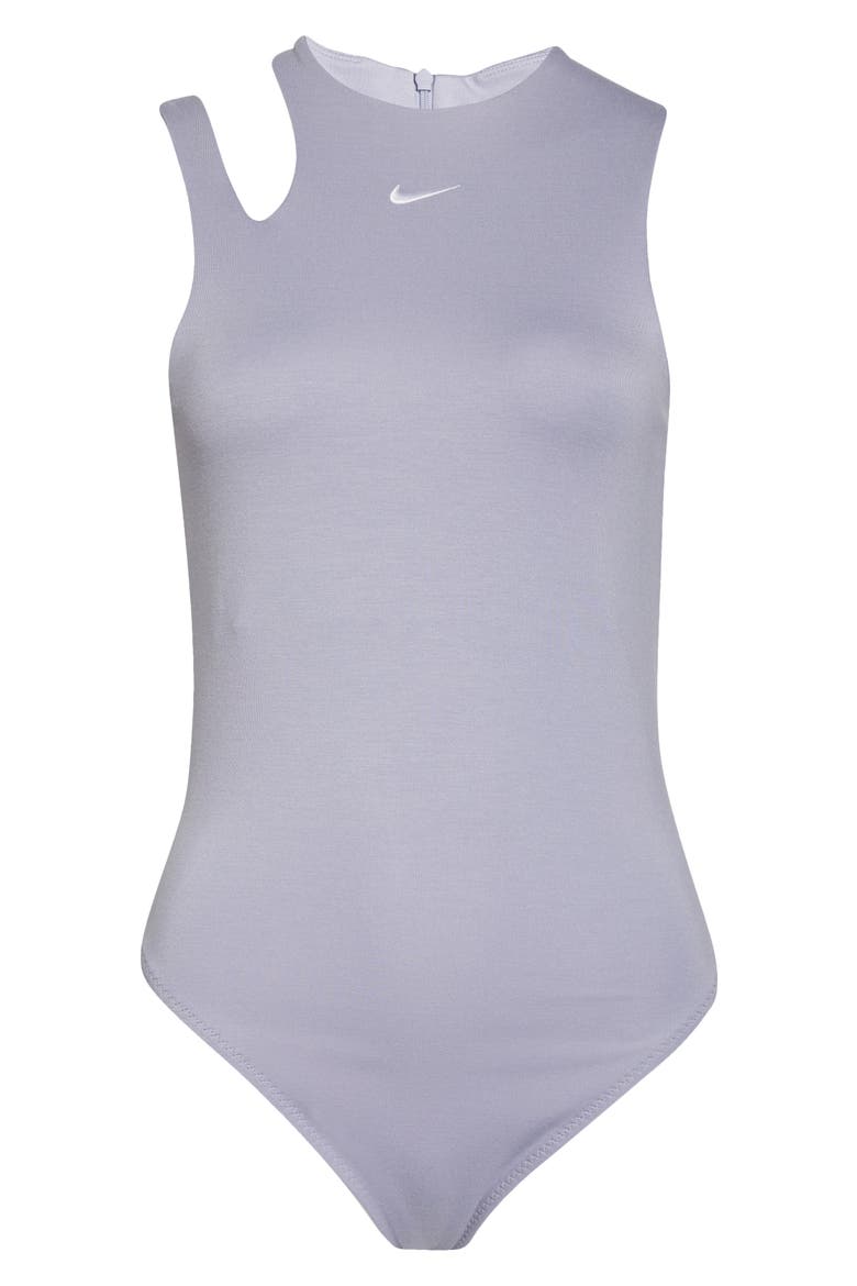 Essential Cutout Bodysuit, Alternate, color, INDGHZ/ WHITE