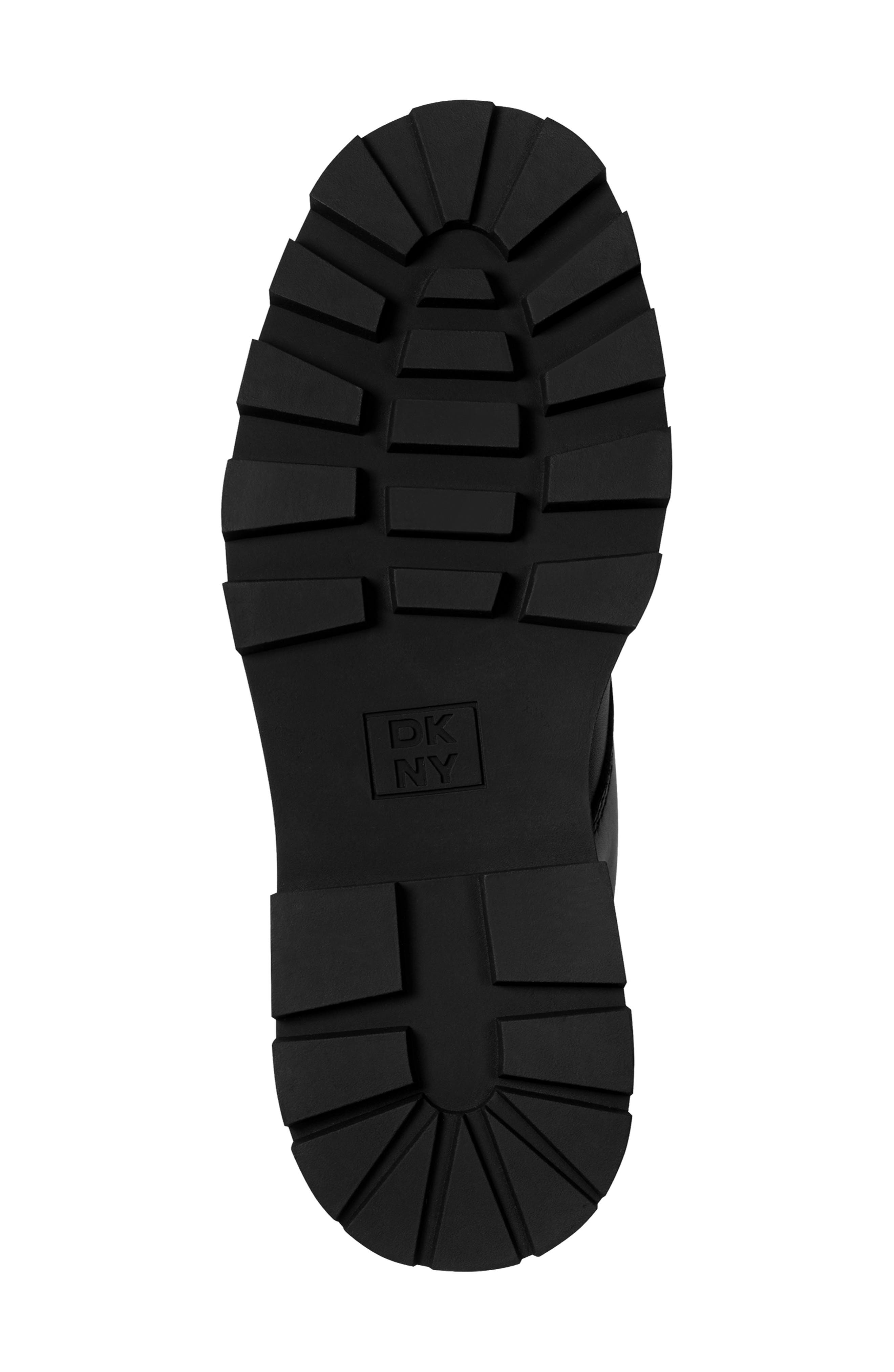 DKNY Shayden Lug Sole Bootie, Alternate, color, Black