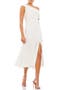 Ruched Off-The-Shoulder Midi Dress