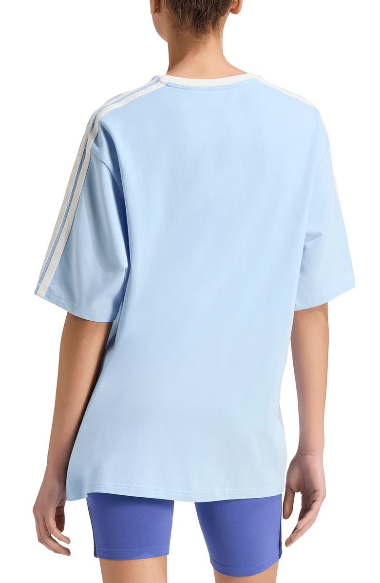 adidas Lux Tiro Logo T-Shirt, Alternate, color, Glow Blue