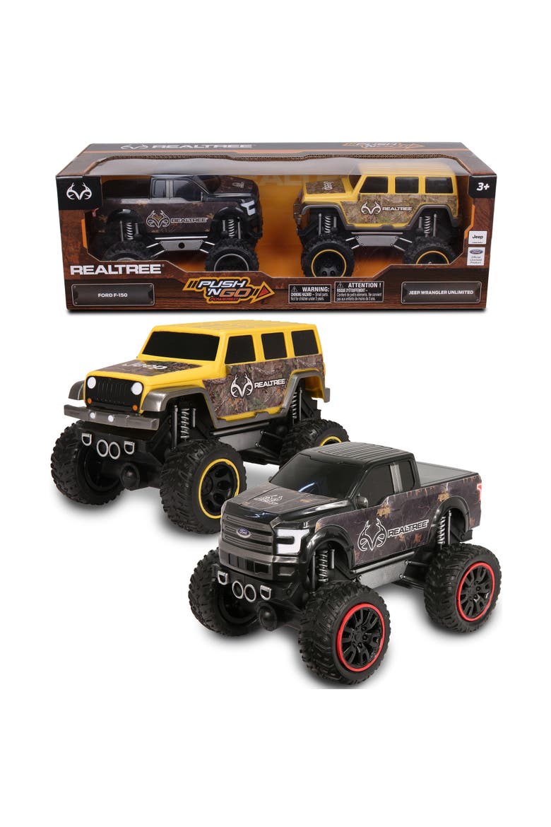 Push & Go Ford F150 & Jeep Wrangler, 2 Pack, Alternate, color, Multicolored