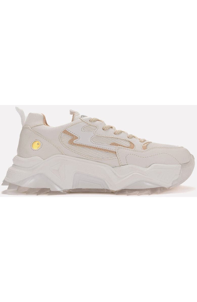 Prologue Shoes Europa Sneakers, Main, color, White Faux Leather