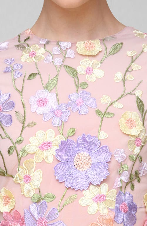 AVEC LES FILLES AVEC LES FILLES APPLIQUÉ LONG SLEEVE MINIDRESS 