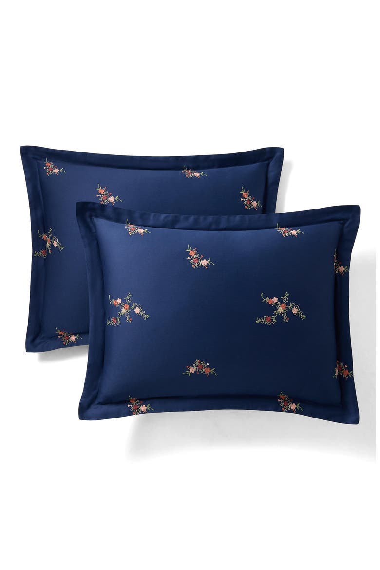 Liliana Duvet Cover & Sham Set, Alternate, color, NAVY MU