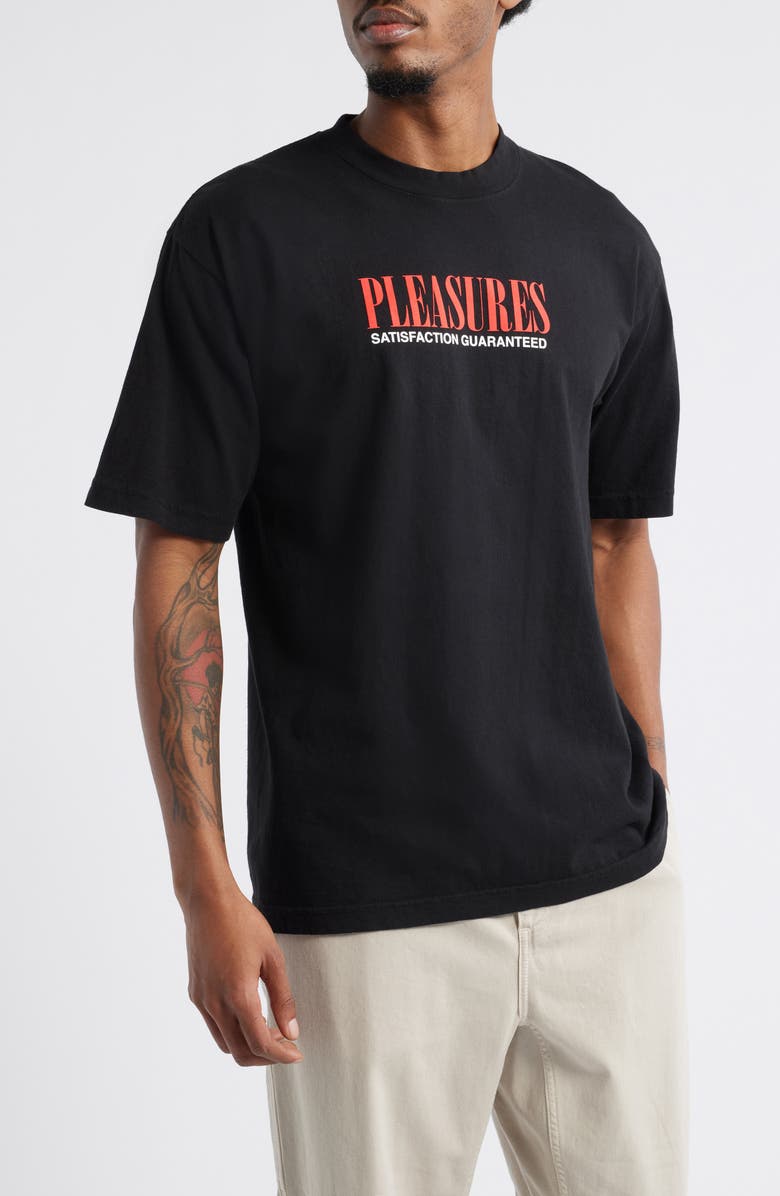 PLEASURES Satisfaction Graphic T-Shirt, Main, color, 