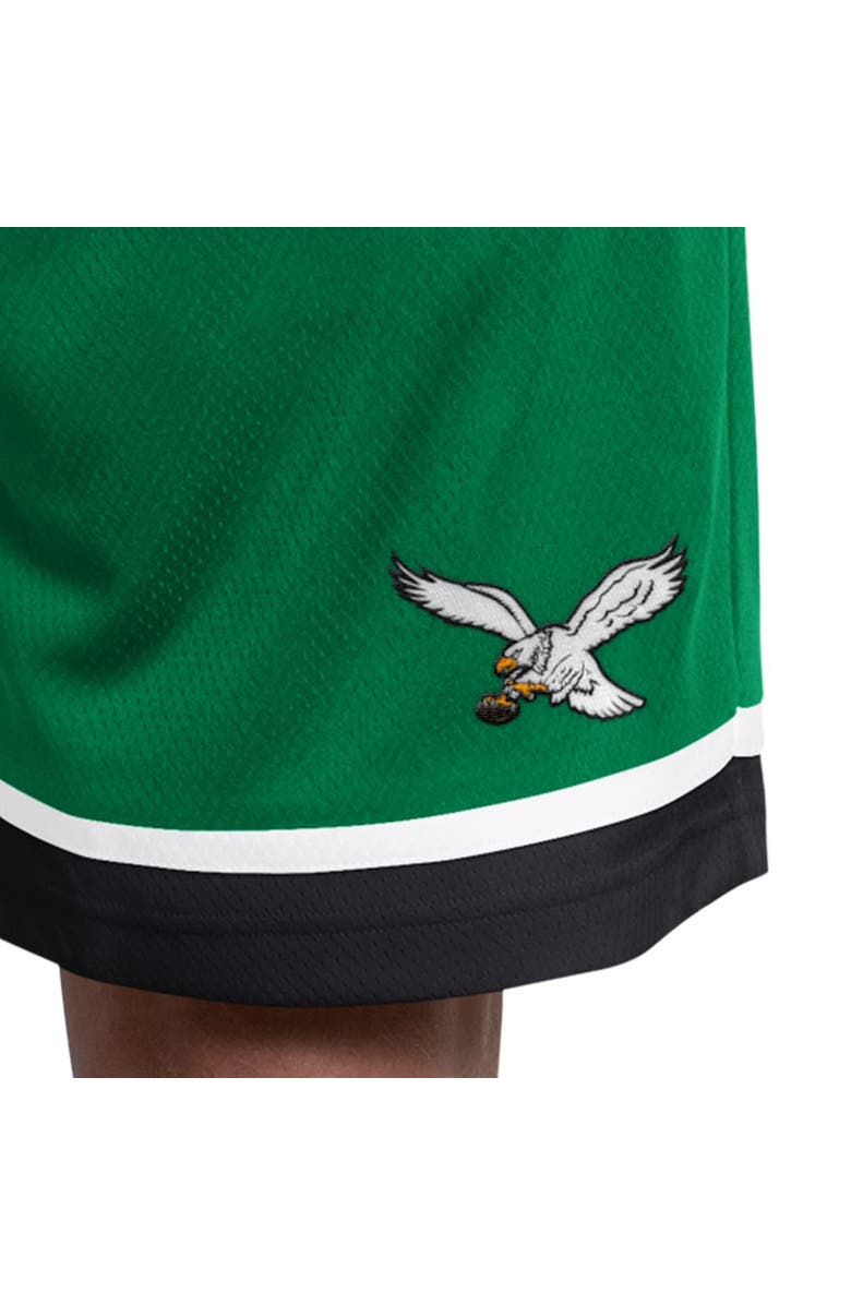 STARTER Men's Starter  Kelly Green Philadelphia Eagles Throwback Power Play Mesh Shorts, Alternate, color, Kelly Green