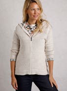 Weird Fish Chicoa Full Zip Macaroni Hoodie