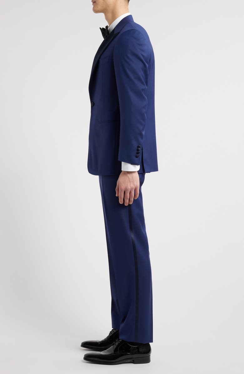 Canali Siena Regular Fit Blue Super 130s Wool Tuxedo, Alternate, color, Bright Blue
