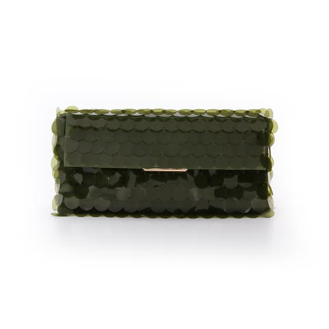 Kit Payette Sequin Envelope Clutch