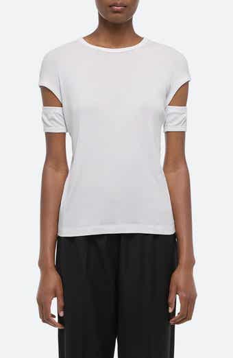 Helmut Lang Slash Shrunken T-Shirt