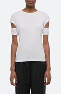 Helmut Lang Slash Shrunken T-Shirt