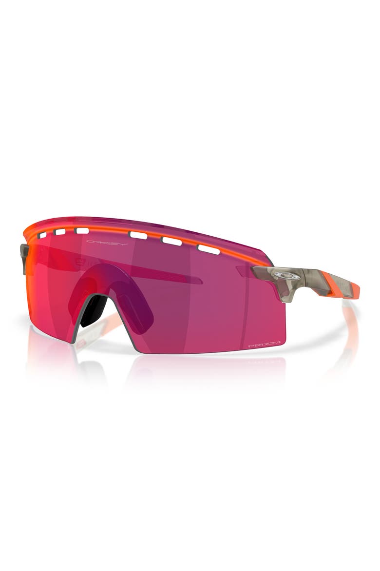 Encoder Strike 39mm Prizm™ Rimless Wrap Shield Sunglasses, Alternate, color, DARK GREY/PINK