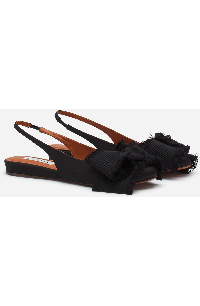 Lanvin Slingback Ballerina Flat In Satin, Alternate, color,