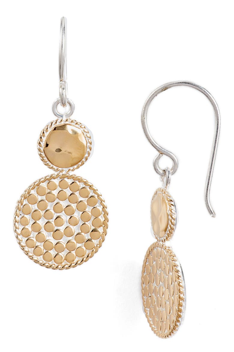 Double Drop Earrings (Nordstrom Exclusive), Main, color, GOLD/ SILVER
