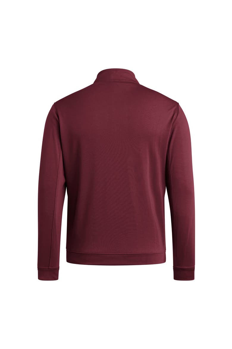 Men's adidas Maroon Mississippi State Bulldogs Elevated Tri-Blend Quarter-Zip Pullover, Alternate, color, Maroon