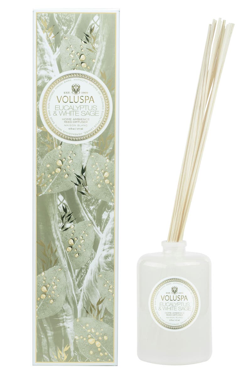 Voluspa Eucalyptus
White Sage Reed Diffuser, Alternate, color,