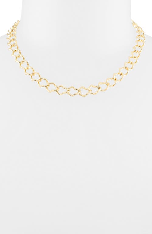 Nordstrom Rack Square Link Chain Necklace In Gold