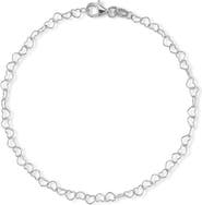 GLAZE JEWELRY Heart Chain Anklet