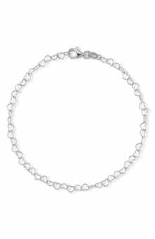 GLAZE JEWELRY Heart Chain Anklet