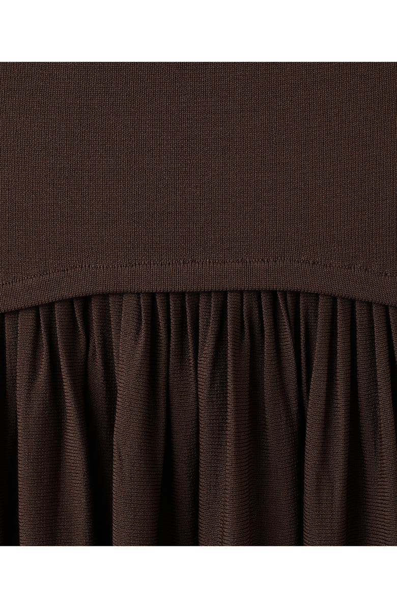 MANGO Strapless Drop Waist Maxi Dress, Alternate, color, 