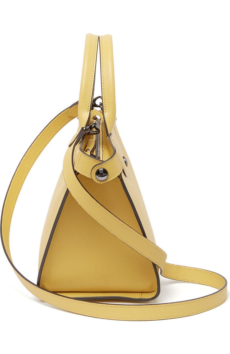 Longchamp Le Pliage Heritage Leather Satchel, Alternate, color,