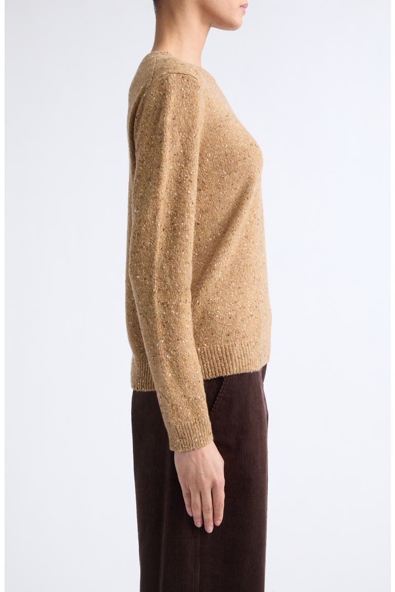 Donegal Cashmere Sweater, Alternate, color, CAMMELLO MULTI