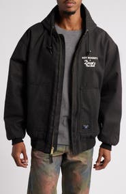 Roy Rogers x Dave's New York Hooded Logo Graphic Zip Jacket