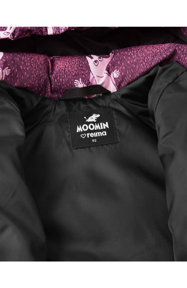 Reima Winter jacket, Moomin Lykta, Alternate, color, Deep Purple