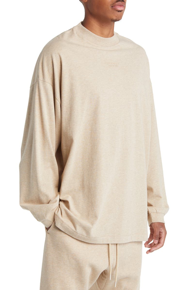 Fear of God Essentials Essentials Long Sleeve Cotton T-Shirt, Alternate, color, 