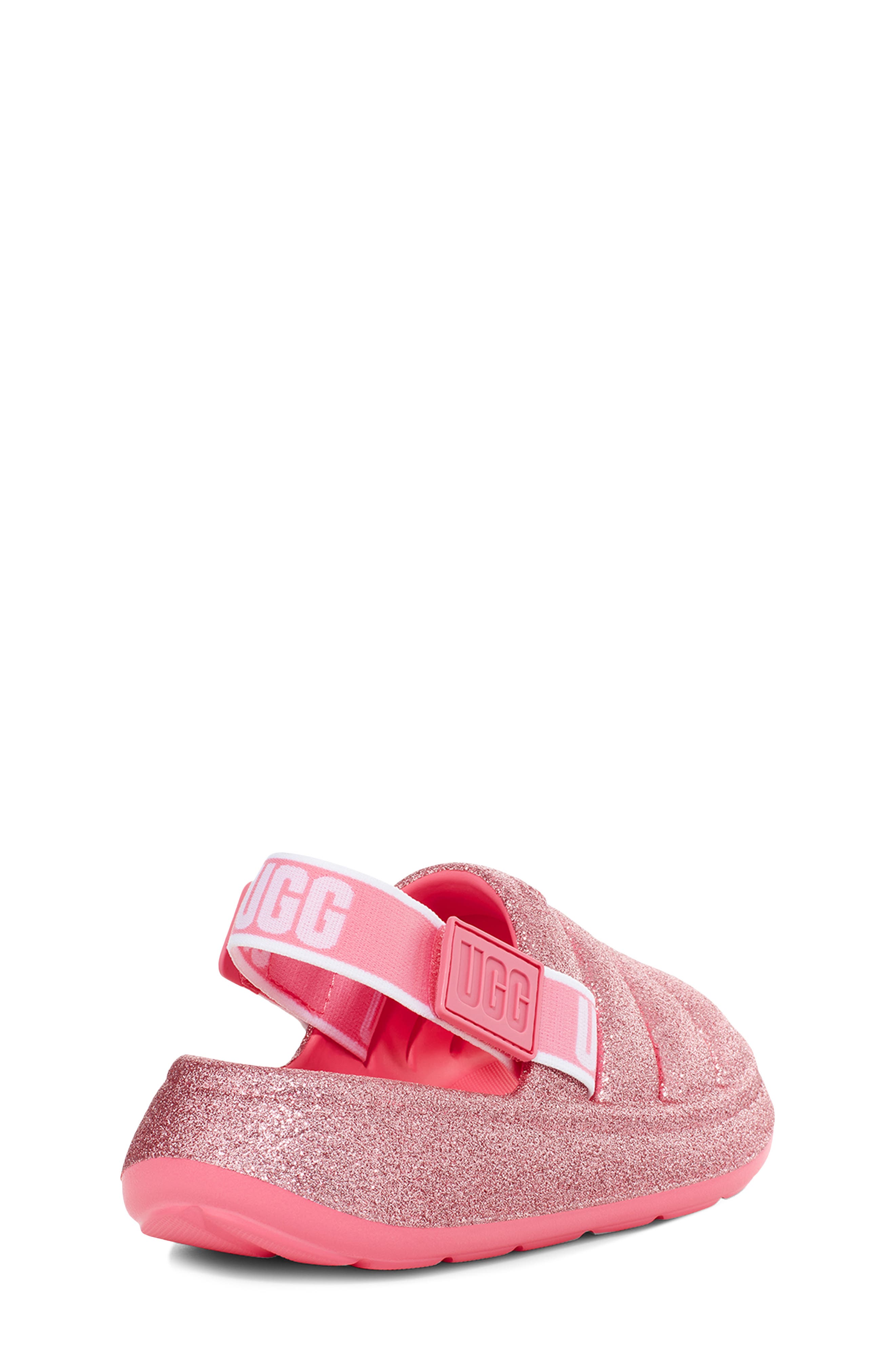 UGG<sup>®</sup> Kids' Sport Yeah Glitter Slingback Sandal, Alternate, color, 