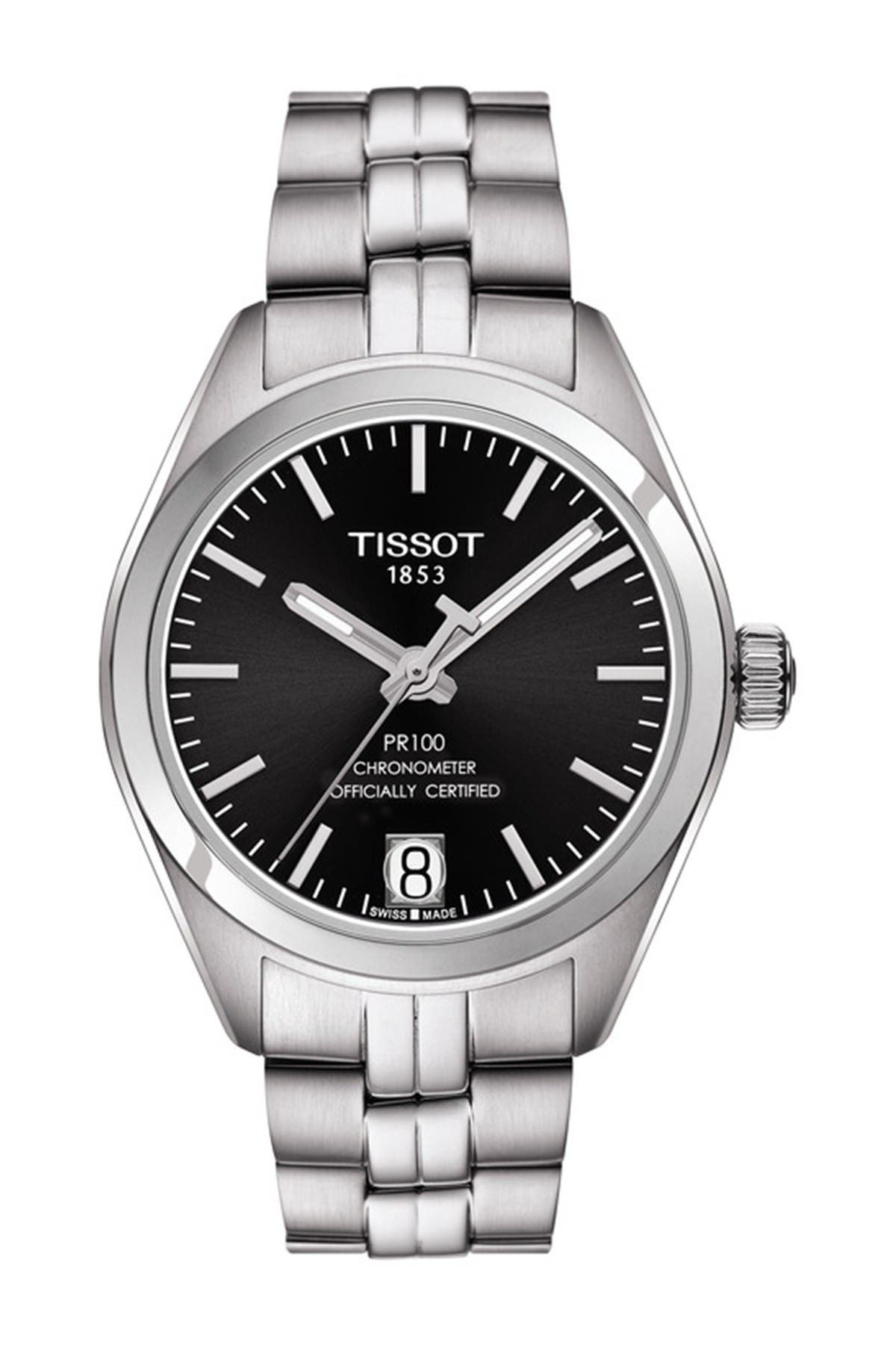 Tissot Women's PR 100 Powermatic 80 Lady COSC Bracelet Watch, 33mm