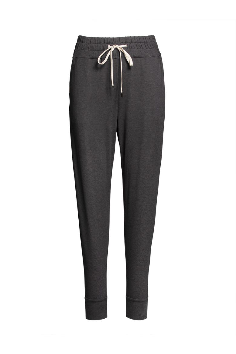 Lightweight Drawstring Jogger, Alternate, color, Heather Black