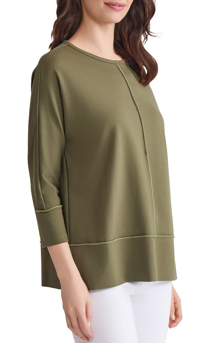 Jones New York Seam Detail Knit Tunic, Alternate, color, 
