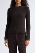 Vince Brushed Boucle Crewneck Sweater