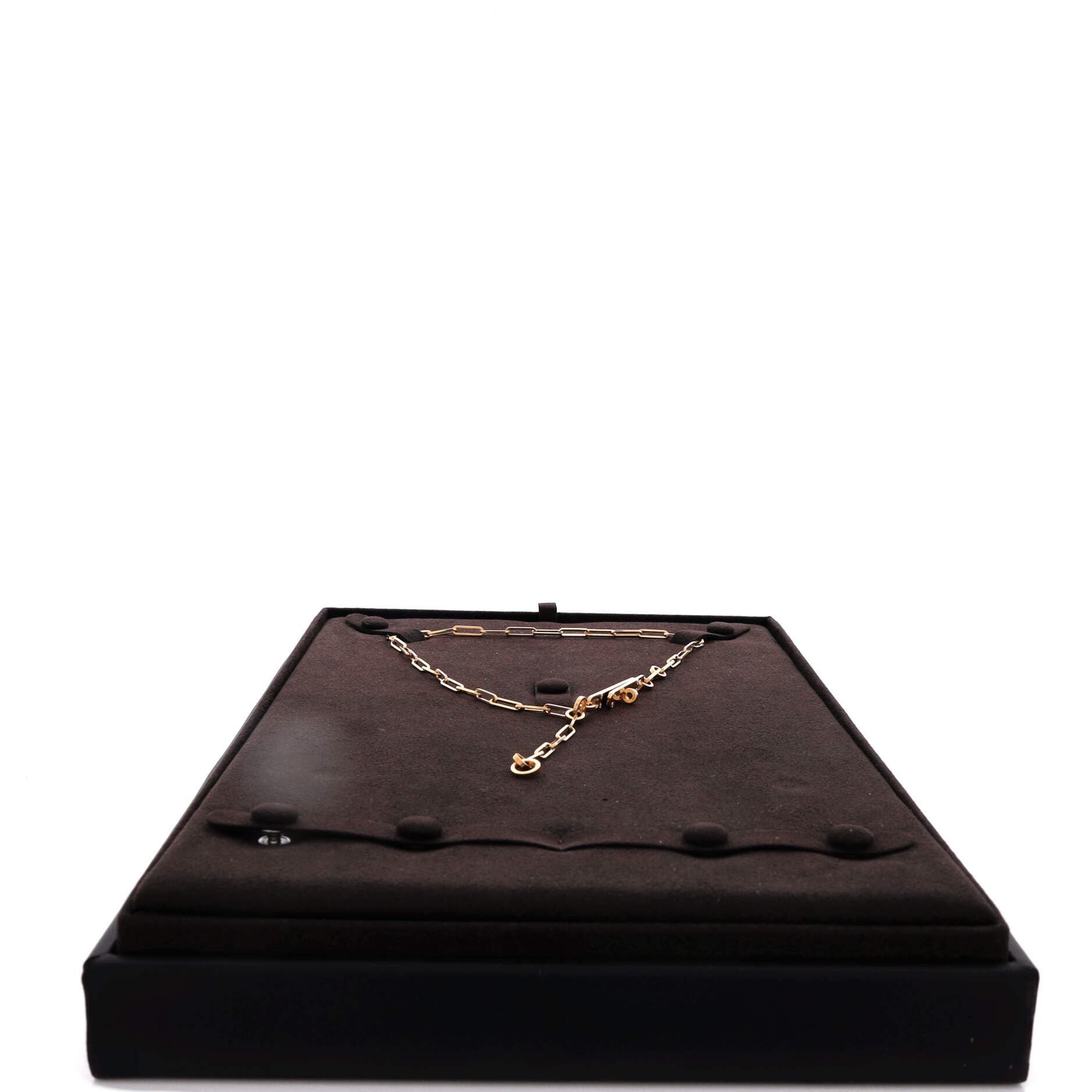 Kelly Chaine Lariat Necklace 18K Yellow Gold with Diamonds Small, Alternate, color, Metallic Gold