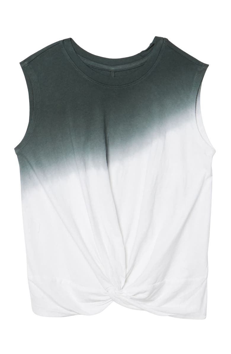 Z by Zella Girl Kids' Z by Zella Girl Twist Front Tie Dye Tank Top, Main, color,