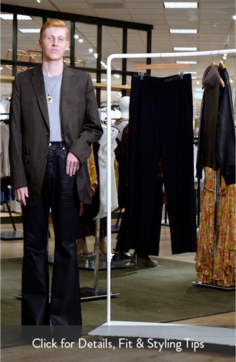 Pleated Straight Leg Pants, sales video thumbnail