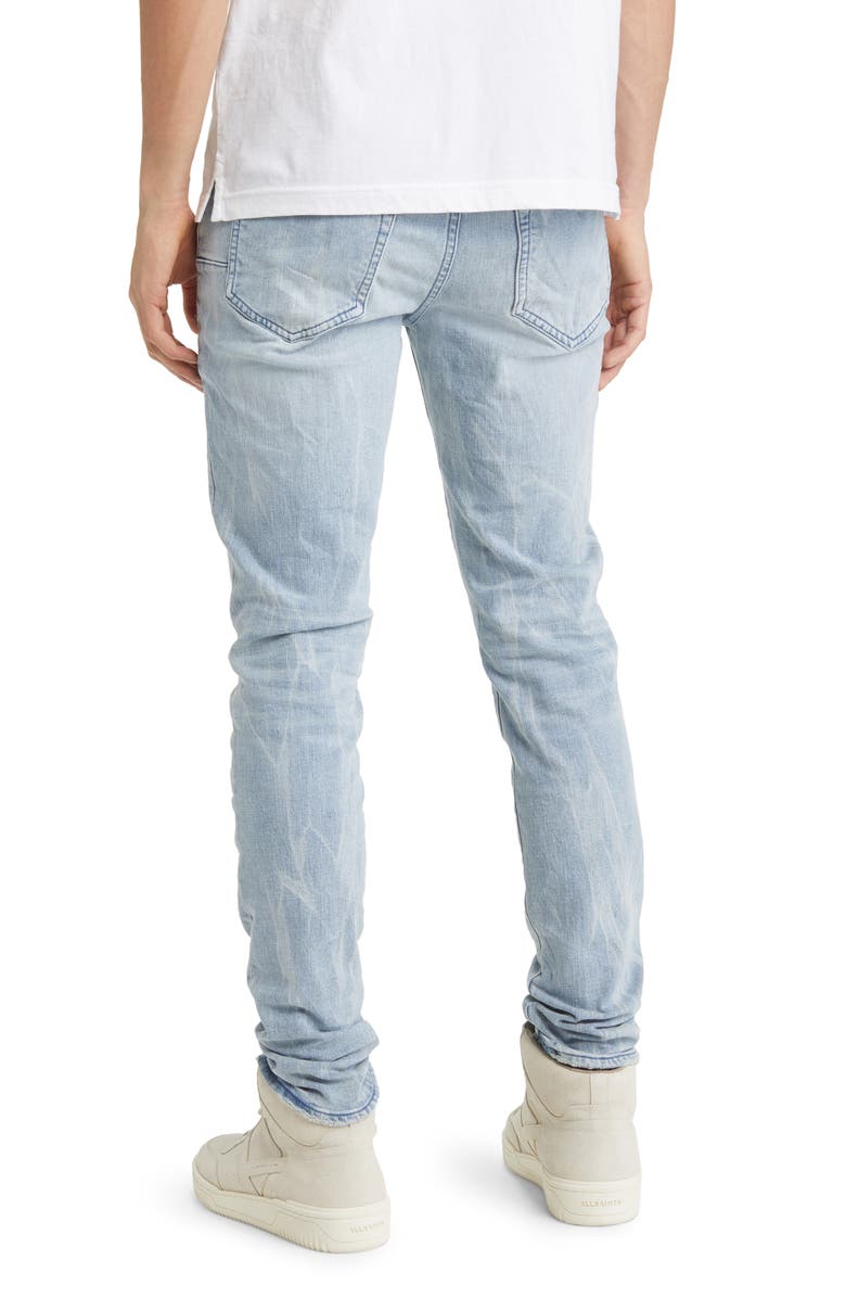 PURPLE BRAND Tie Dye Bleach Skinny Jeans, Alternate, color,