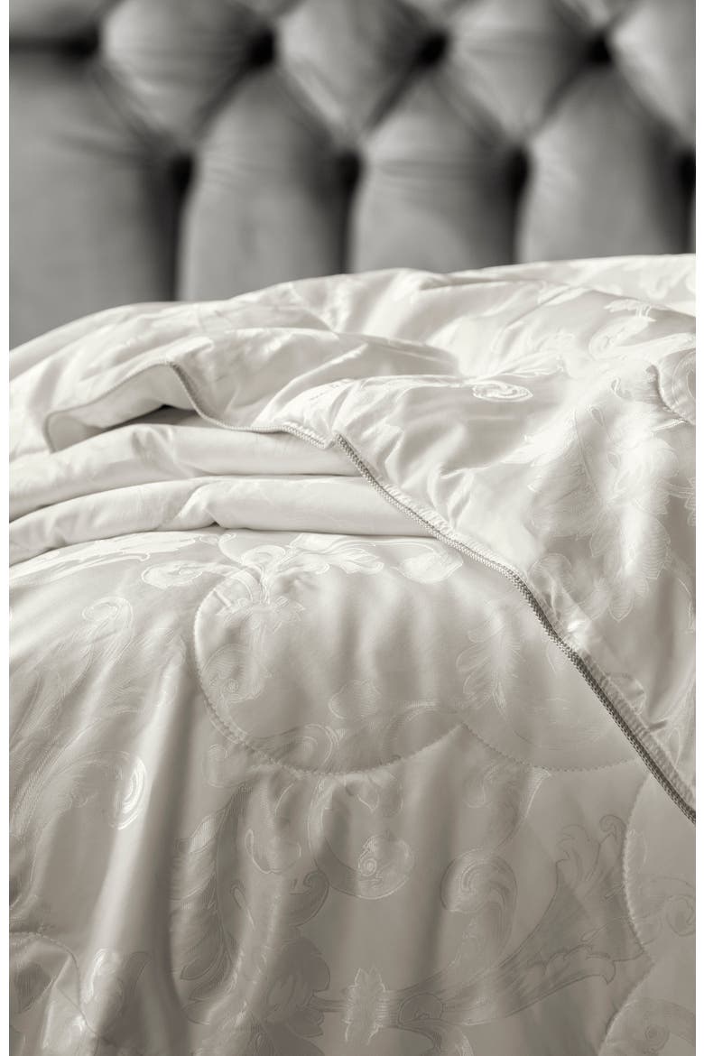 Infinity Mulberry silk comforter, Alternate, color, White