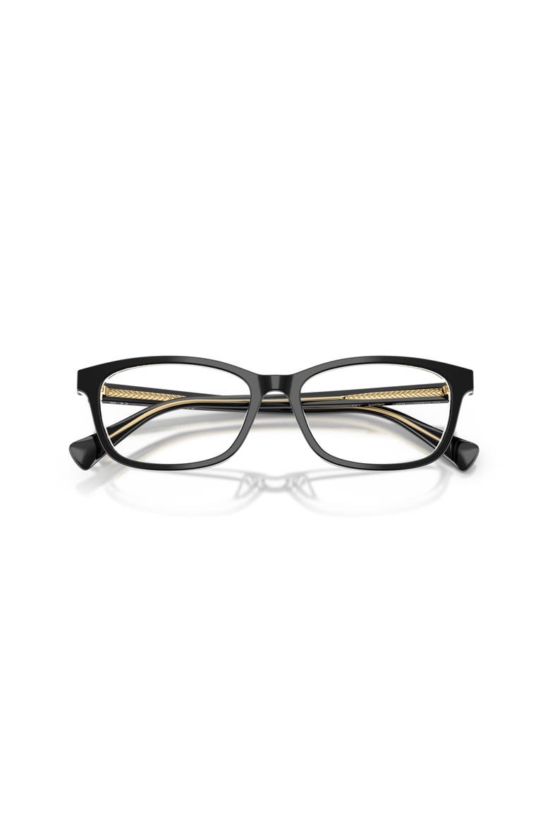 55mm Rectangle optical glasses, Alternate, color, Black