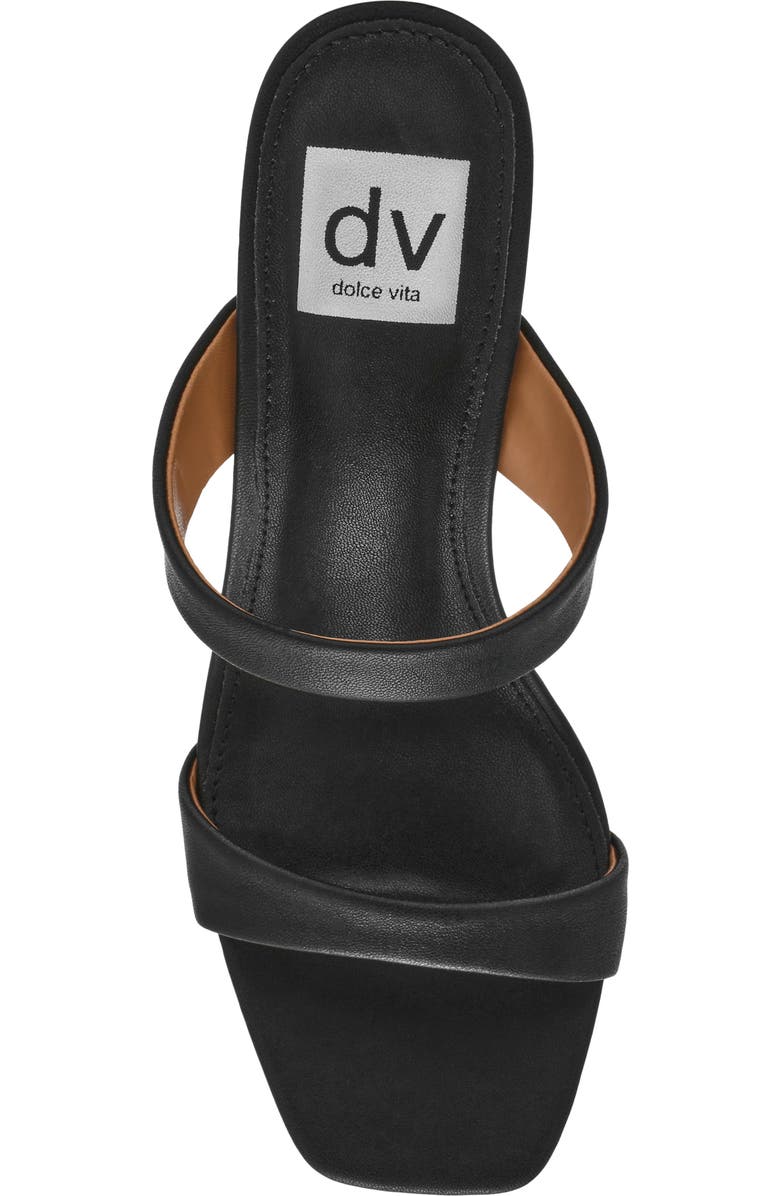DV by Dolce Vita Veniss Block Heel Slide Sandal, Alternate, color, Black