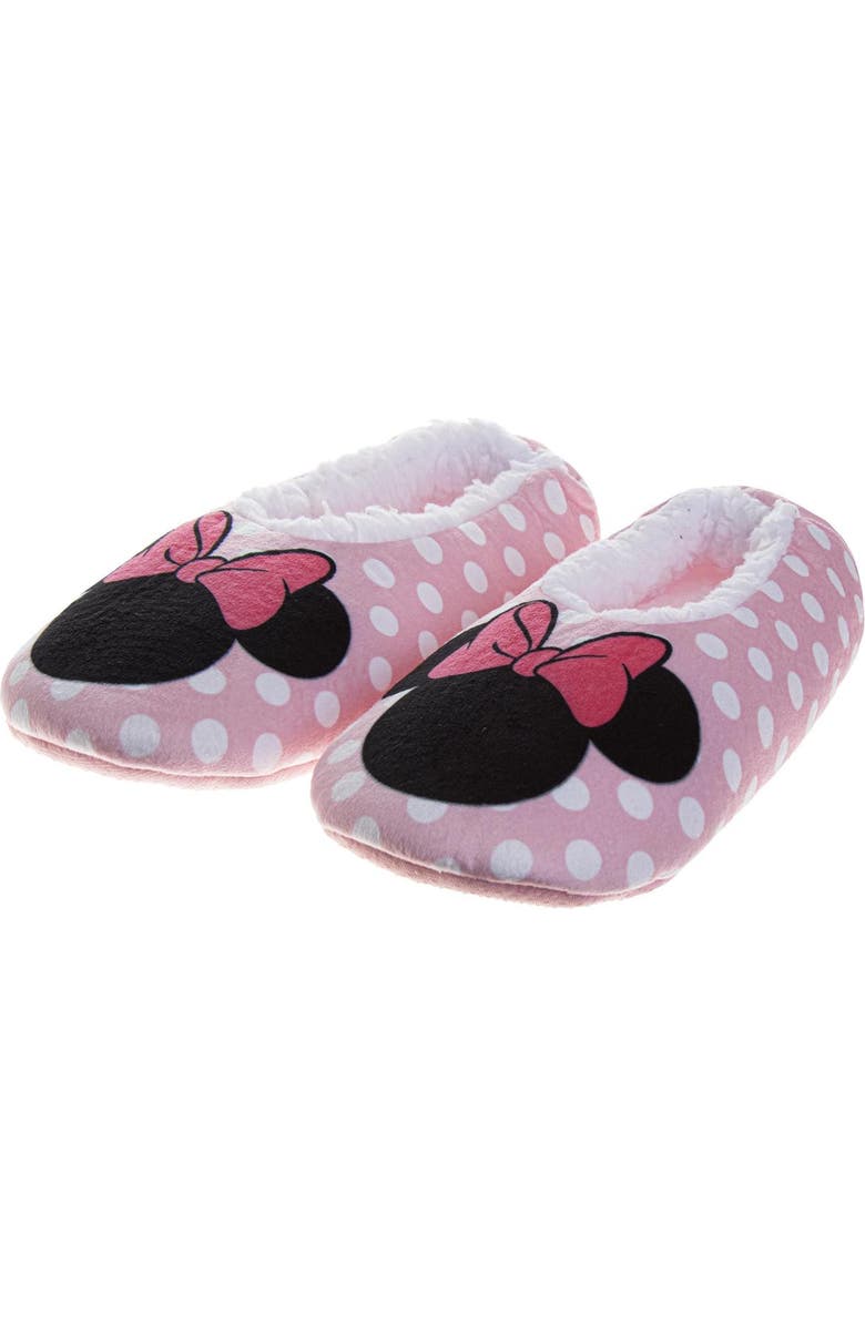 Disney Minnie Mouse Slippers, Main, color, Pink