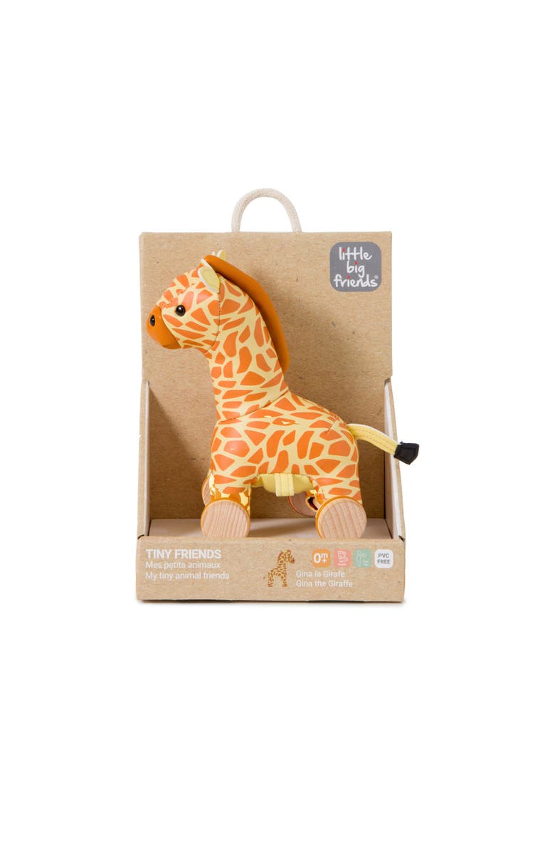 Little Big Friends Pull Along Friends - Gina the Giraffe, Plush Toy, Alternate, color, Multicolor
