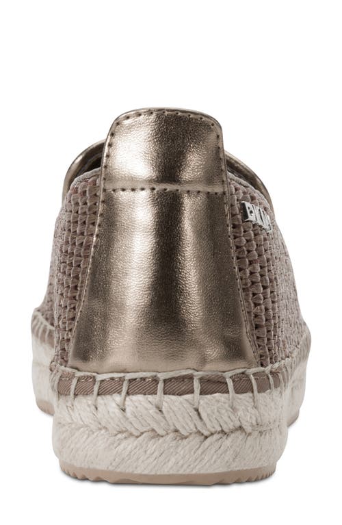Shop Dkny Mallandra Platform Espadrille Flat In Brown/bronze