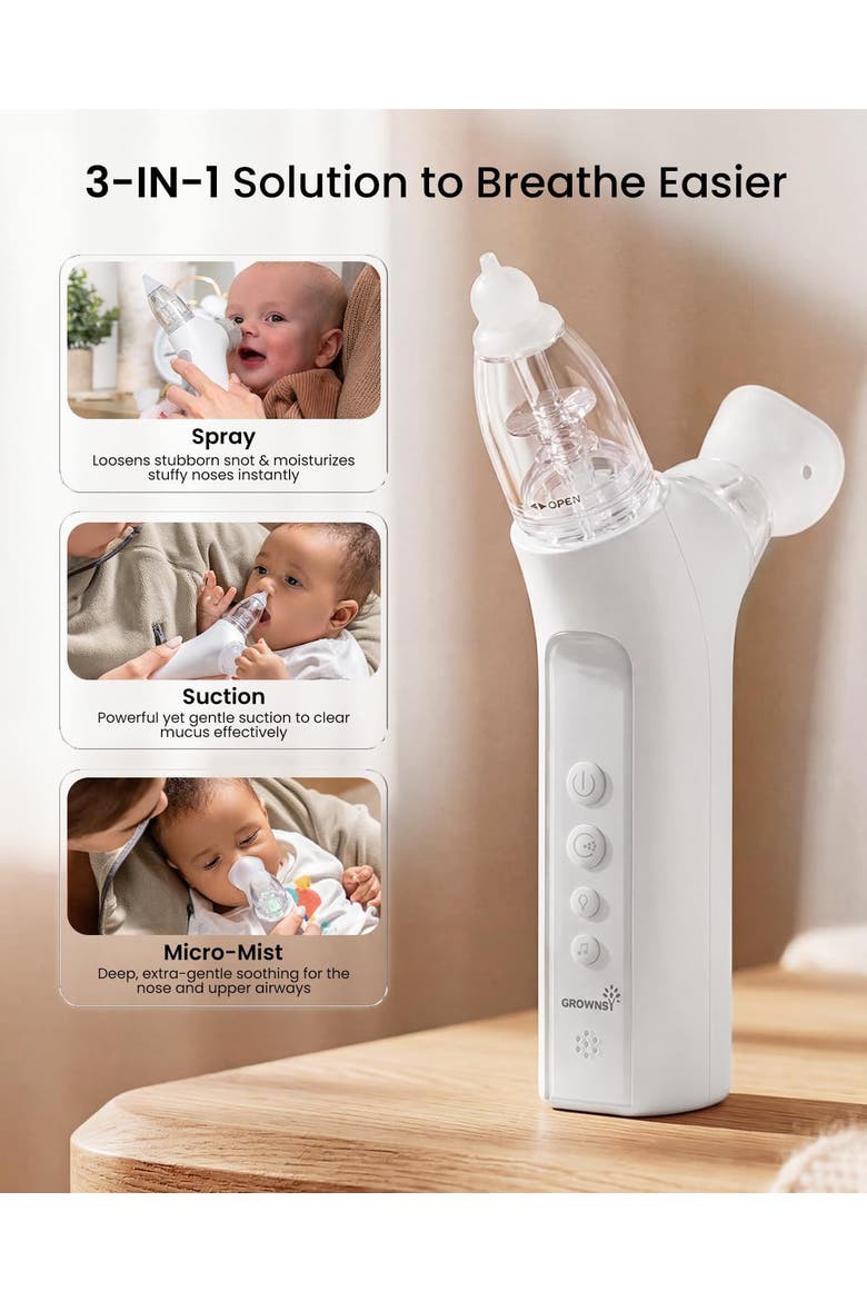 Baby Nasal Aspirator, Alternate, color, Grey