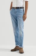 Brunello Cucinelli Comfort denim five-pocket trousers