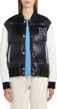 Moncler Mole Logo Down Bomber Jacket